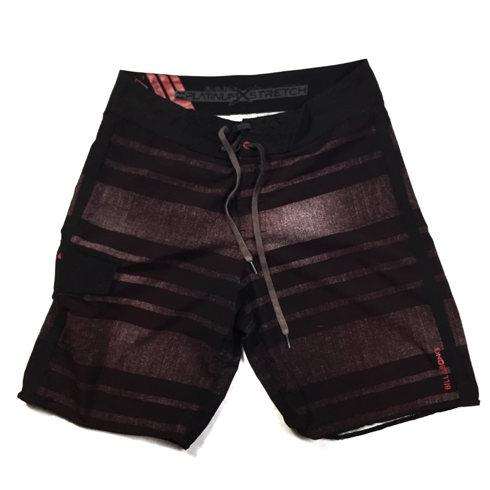 Billabong Striped Swim Trunks